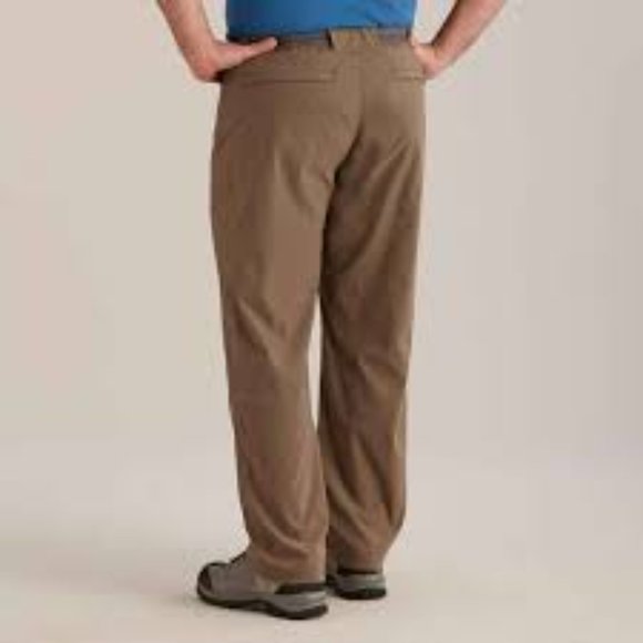 Duluth Trading Mens Flex Dry On The Fly Relaxed Brown Cargo Pants Size Lx30 - Picture 2 of 13